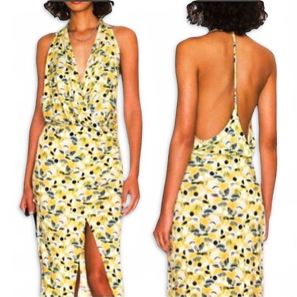 NWT Free People Daria Halter Maxi Dress - Picture 5 of 16